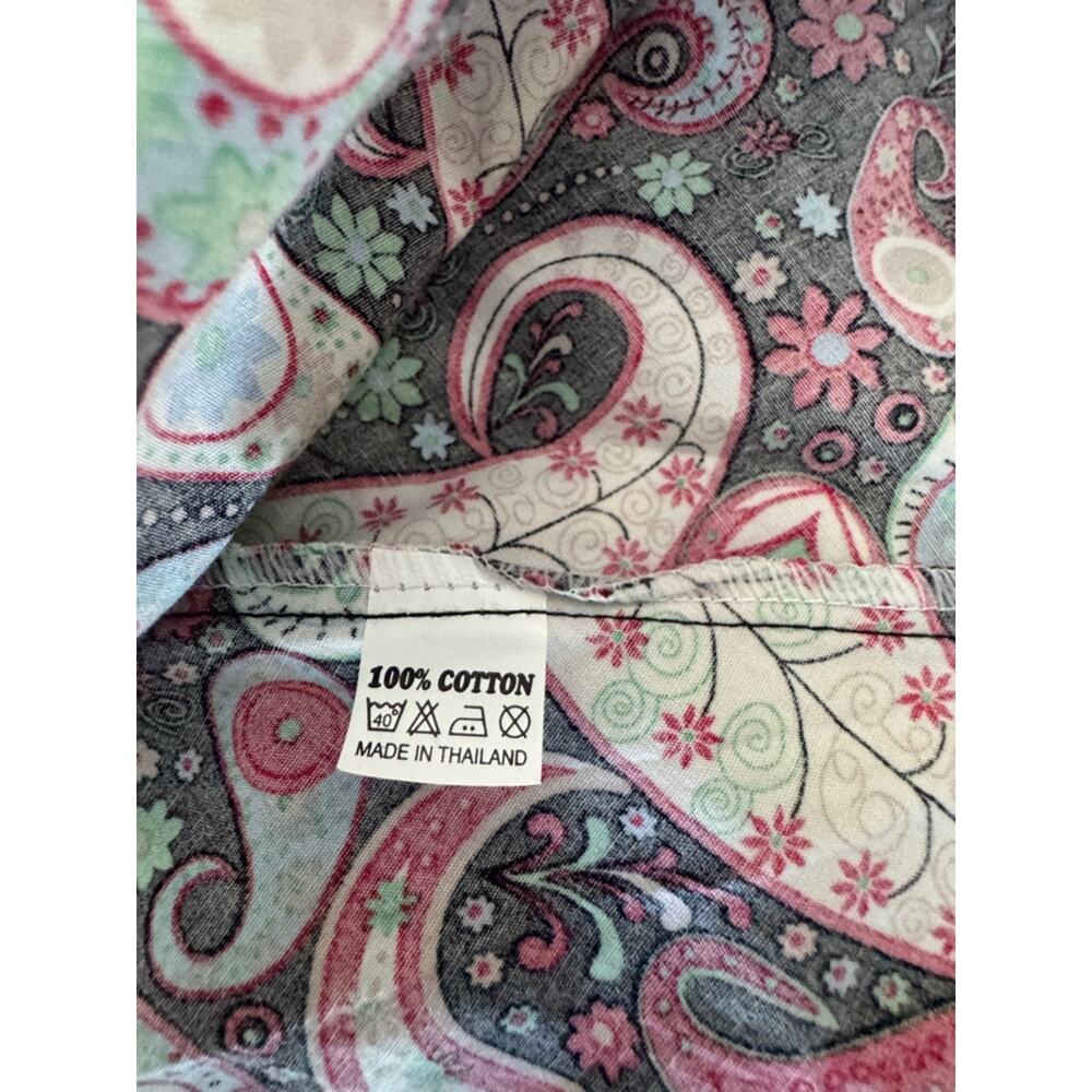 Voodoo Vixen Saranya Paisley Fit Flare Dress Retro Rockabilly Cotton M - Picture 11 of 11